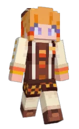 Patred's Minecraft skin wearing the Cherry Blossom cape