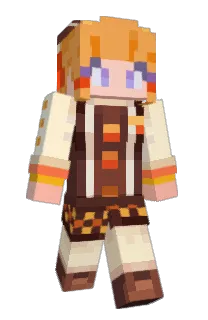 Front of Patred's skin