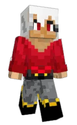 whiskey and white Minecraft skin — Slim model