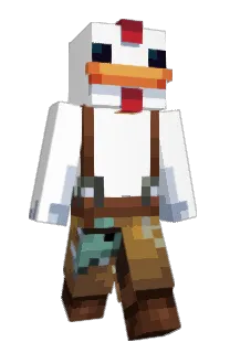 Front of thegert's skin