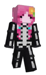 Chudm4xxing's Minecraft skin wearing the Aurora cape