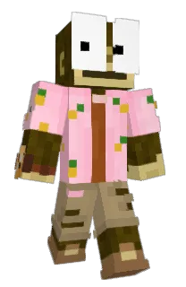 Front of Minecraft skin