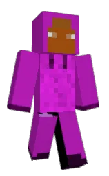 violet eggplant and electric violet Minecraft skin — Classic model — first worn by bcd2033c63ec4bf8