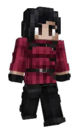 maroon oak and cherrywood Minecraft skin — Slim model — first worn by st0rmay