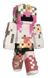 dawn pink Minecraft skin — Slim model — first worn by Daffodil1212