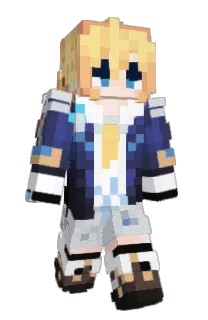 Front of Aturry's skin