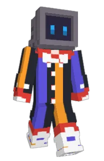 Front of Gerynchik's skin