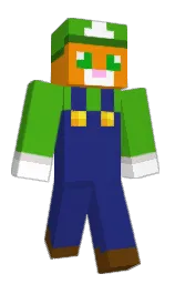 PlumberCat's Minecraft skin wearing the Common cape