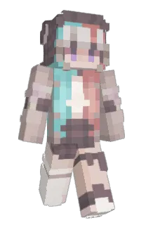 Front of Holiney's skin