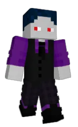 silver and cod gray Minecraft skin — Classic model