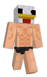 Thebestdeath's Minecraft skin wearing the Migrator cape