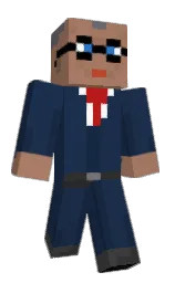Kartoffelpuffet's Minecraft skin wearing the Migrator cape