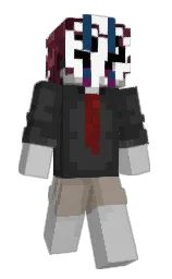 mine shaft and silver Minecraft skin — Slim model