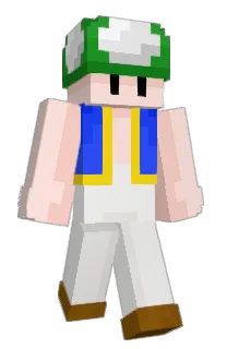 Front of 1UpJohn's skin