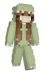 swamp green and ebb Minecraft skin — Slim model — first worn by Willow_777