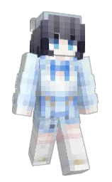 white and pampas Minecraft skin — Slim model — first worn by 03yanhuo