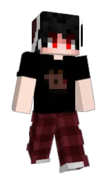 black and heath Minecraft skin — Classic model