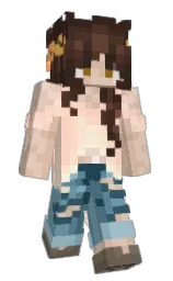 cameo and grain brown Minecraft skin — Slim model