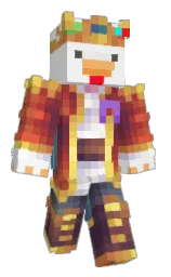 Synthreaper's Minecraft skin wearing the Pan cape