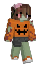 hot cinnamon and sage Minecraft skin — Slim model — first worn by MollyMoodle