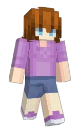 black and hoki Minecraft skin — Slim model — first worn by Wilhonia
