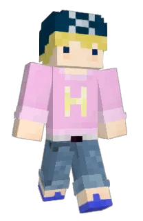 Front of HMitten's skin