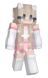 BeckyGomesy's Minecraft skin wearing the Pan cape
