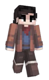 dorado and coral tree Minecraft skin — Slim model — first worn by atlasolar