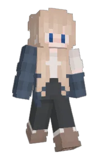 Front of Katarynn's skin