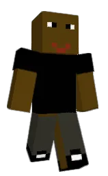 Anchorman's Minecraft skin wearing the Migrator cape