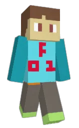 eastern blue and flint Minecraft skin — Classic model