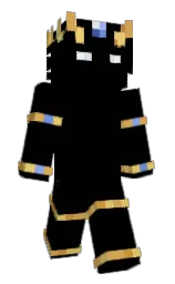 black and di serria Minecraft skin — Slim model — first worn by Harbinger8132