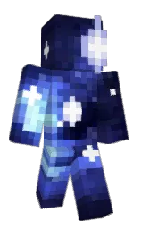 white and bunting Minecraft skin — Classic model