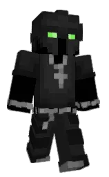 Eynstein's Minecraft skin wearing the Menace cape