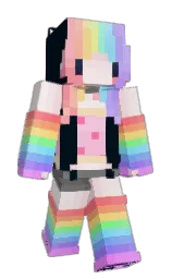 blue charcoal and vanilla ice Minecraft skin — Slim model — first worn by kaestar