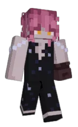 woodsmoke and pink swan Minecraft skin — Classic model — first worn by Achromatomic