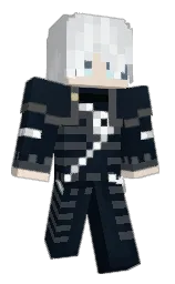 ebony and iron Minecraft skin — Classic model — first worn by Fried_Toast_