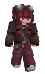 cocoa bean and livid brown Minecraft skin — Slim model — first worn by ShinjuSan