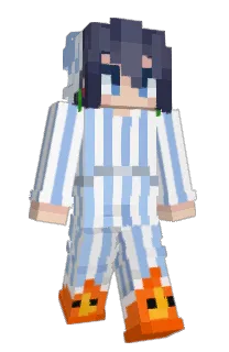 Front of Krishey's skin