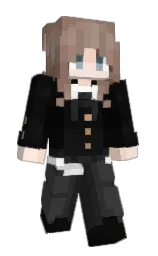 mine shaft and cod gray Minecraft skin — Slim model — first worn by GalaxieKatze