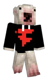 TYPE_02's Minecraft skin wearing the Migrator cape