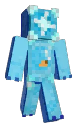 azure and indigo Minecraft skin — Classic model