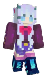 cosmic and tropical blue Minecraft skin — Classic model — first worn by JackCPR