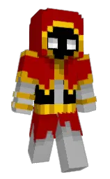 bright red and nobel Minecraft skin — Classic model