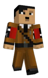 whiskey and black Minecraft skin — Classic model