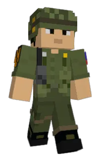 Front of Weatly's skin