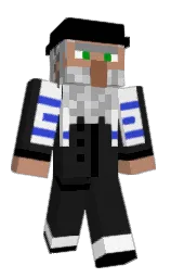 cod gray and black Minecraft skin — Classic model — first worn by Goy455
