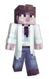 Haredi's Minecraft skin wearing the 15th Anniversary cape