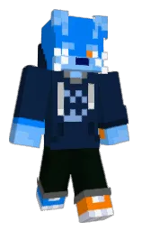 azureprompt's Minecraft skin wearing the Aurora cape
