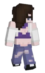 oyster pink and kimberly Minecraft skin — Slim model — first worn by Htr_In_Violet